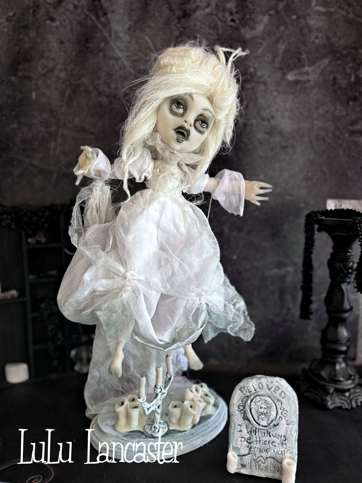 Delphine the Floating Rococo Ghost Original LuLu Lancaster Art Doll