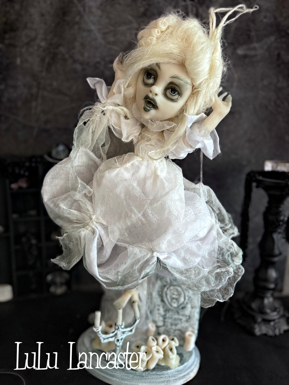 Delphine the Floating Rococo Ghost Original LuLu Lancaster Art Doll