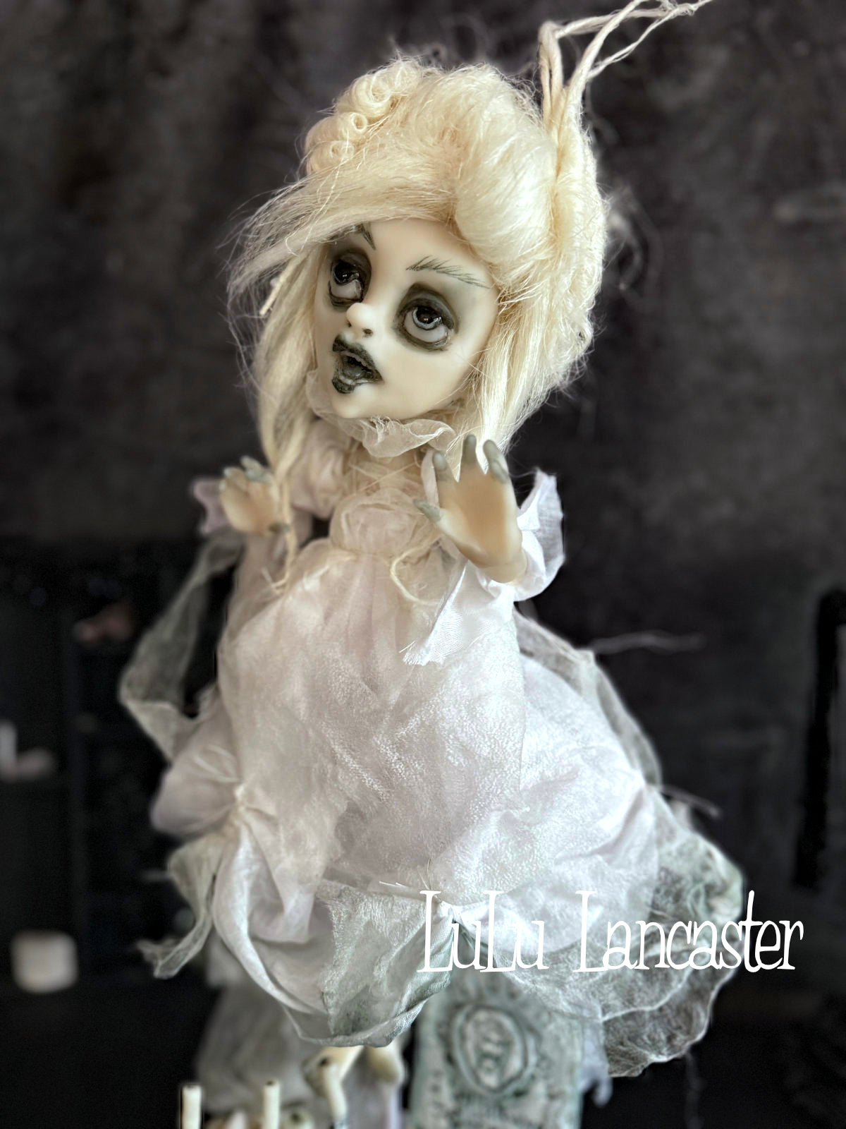 Delphine the Floating Rococo Ghost Original LuLu Lancaster Art Doll