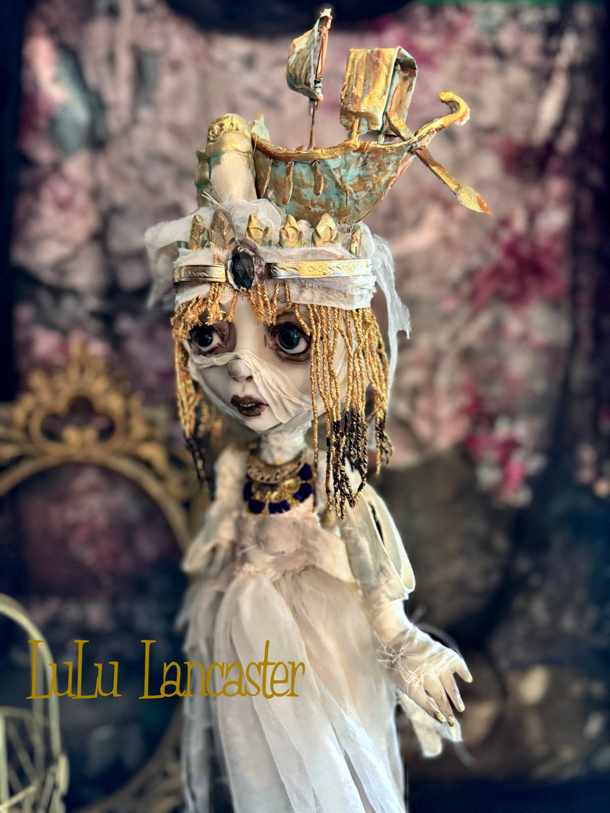 The Divine Journey~ Ancient Egyptian mummy ~Original LuLu Lancaster Art Doll