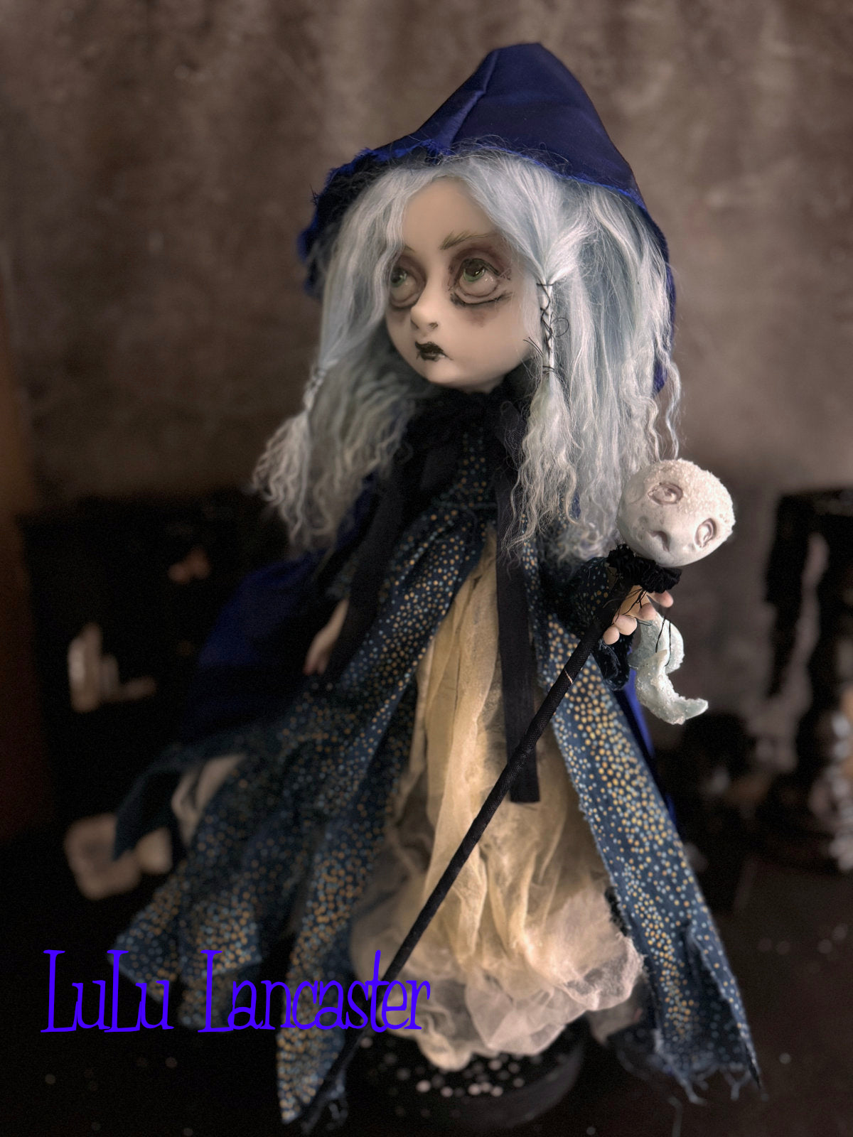 Esmeray the Midnight Witch Original LuLu Lancaster Art Doll