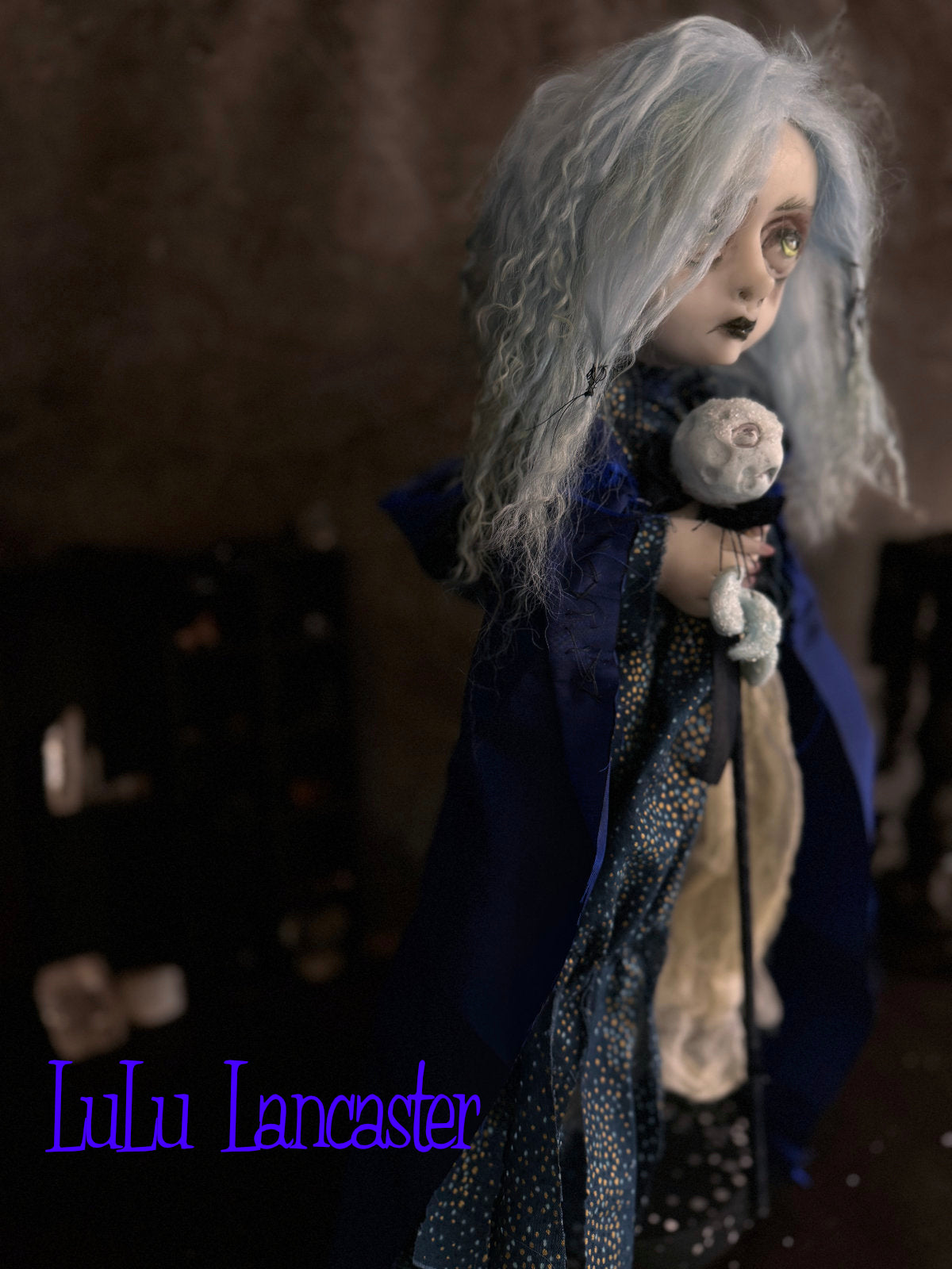 Esmeray the Midnight Witch Original LuLu Lancaster Art Doll