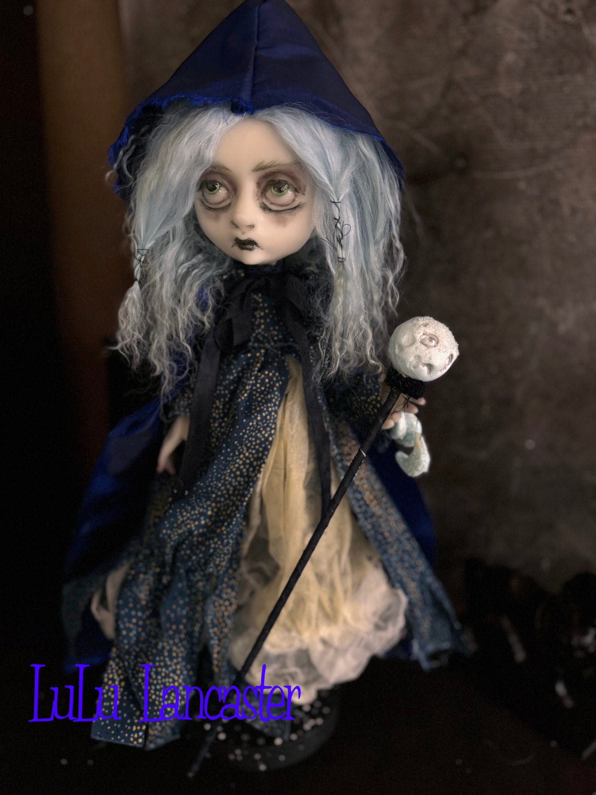 Esmeray the Midnight Witch Original LuLu Lancaster Art Doll