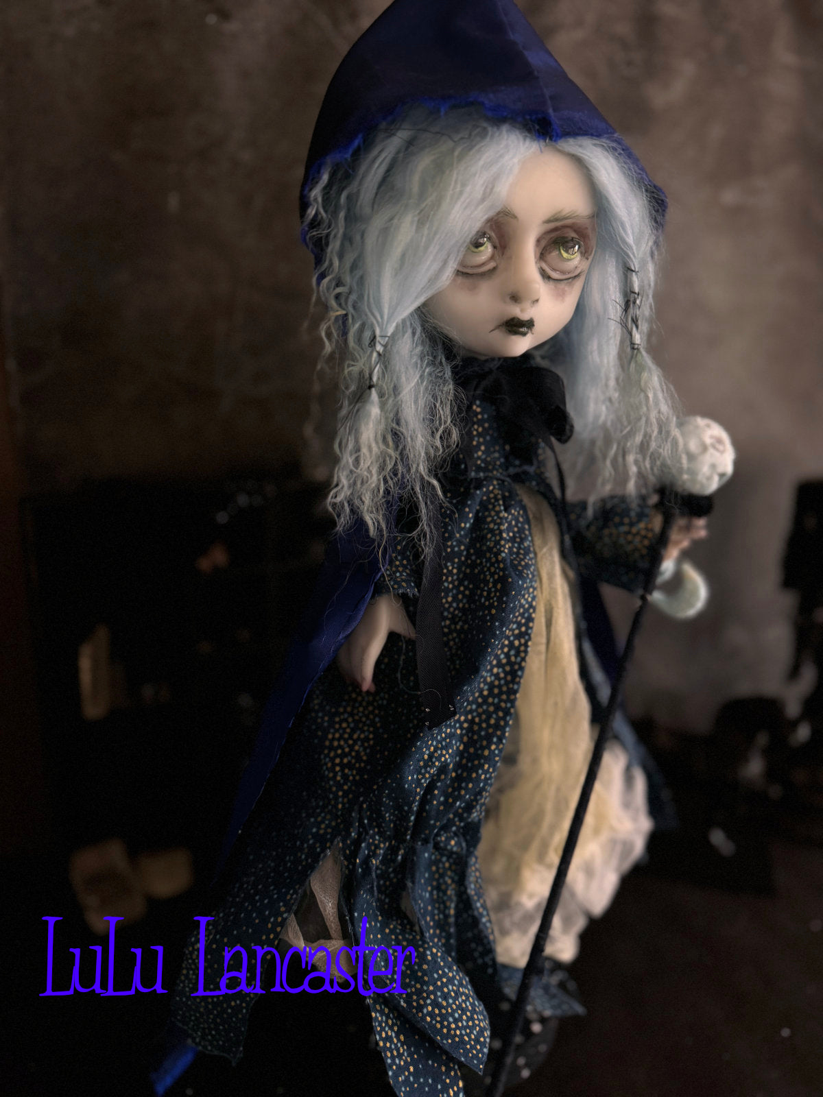 Esmeray the Midnight Witch Original LuLu Lancaster Art Doll