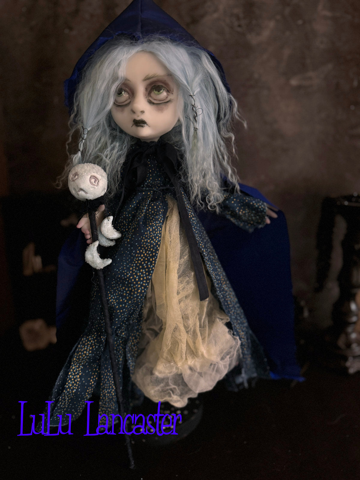Esmeray the Midnight Witch Original LuLu Lancaster Art Doll