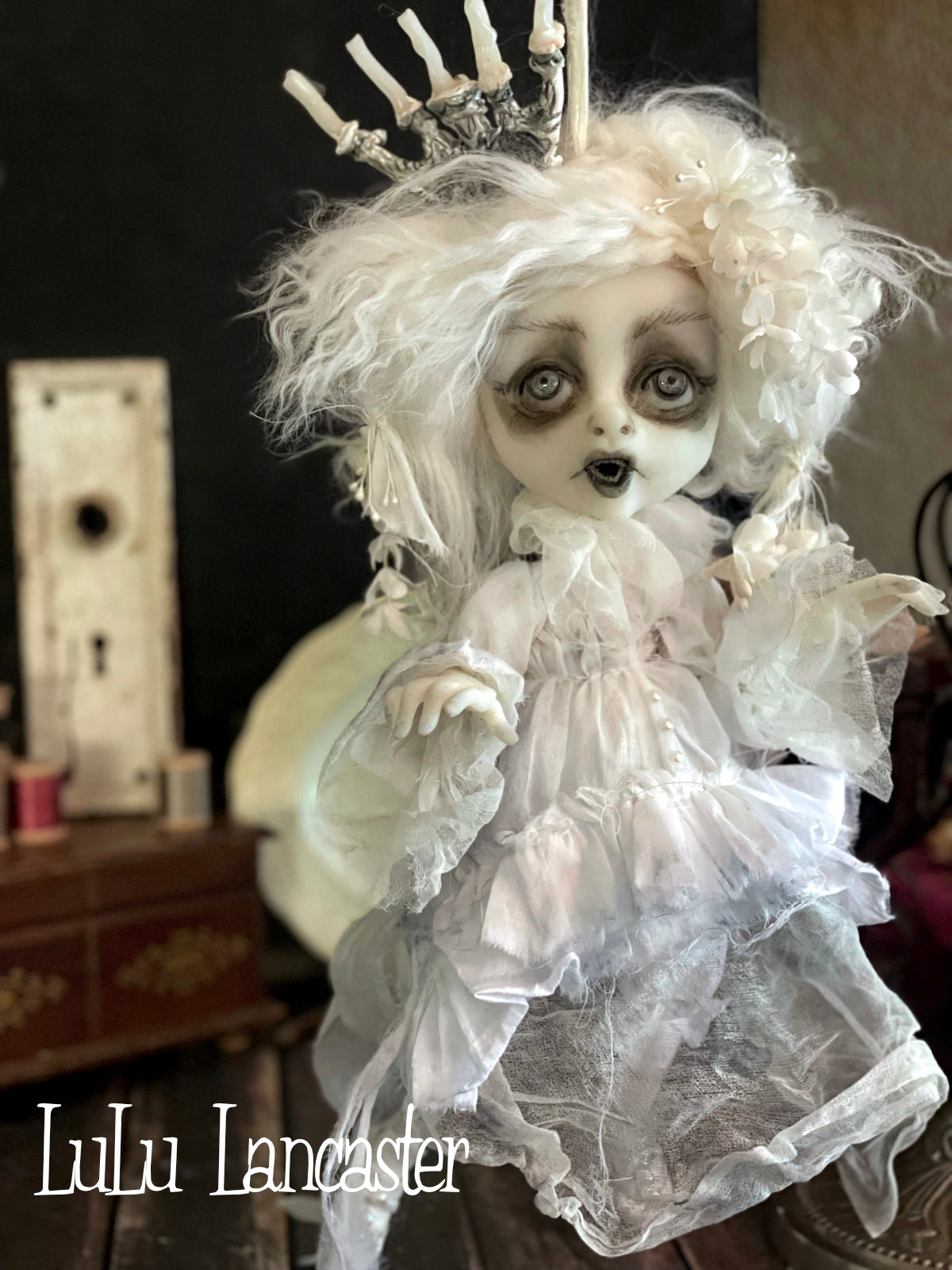 Georgina the Ghost Original LuLu Lancaster Halloween Art Dolls
