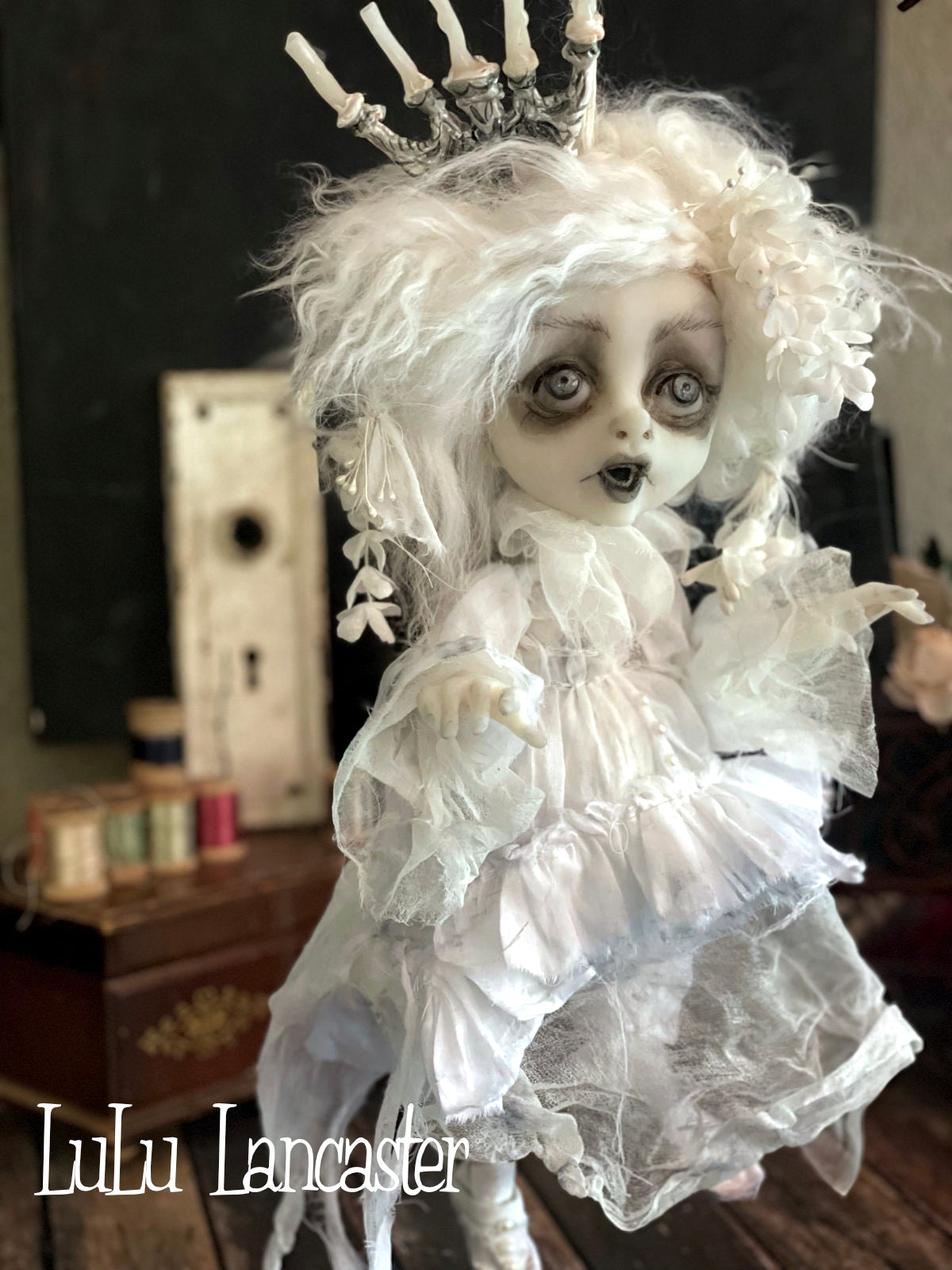 Georgina the Ghost Original LuLu Lancaster Halloween Art Dolls