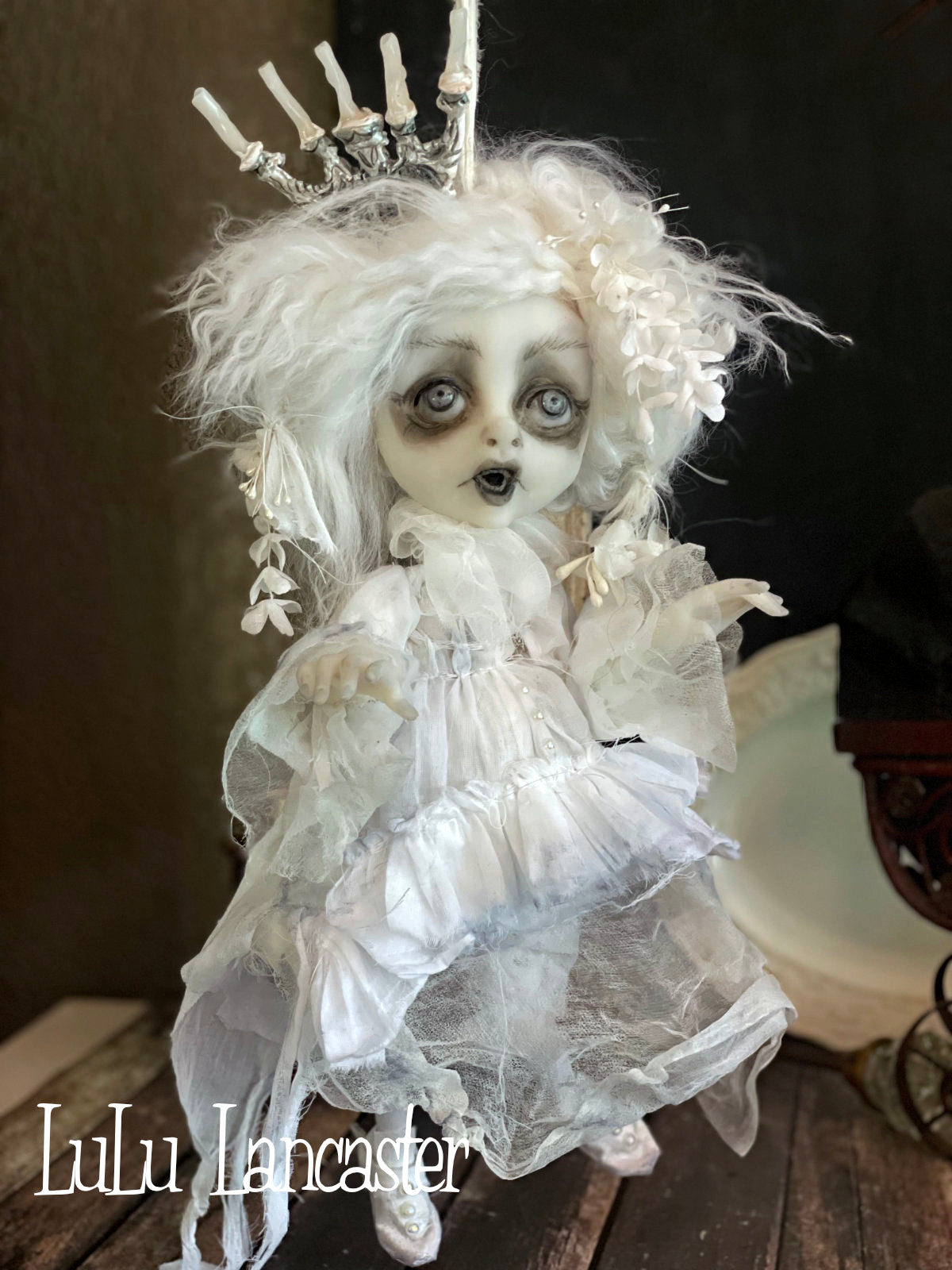 Georgina the Ghost Original LuLu Lancaster Halloween Art Dolls