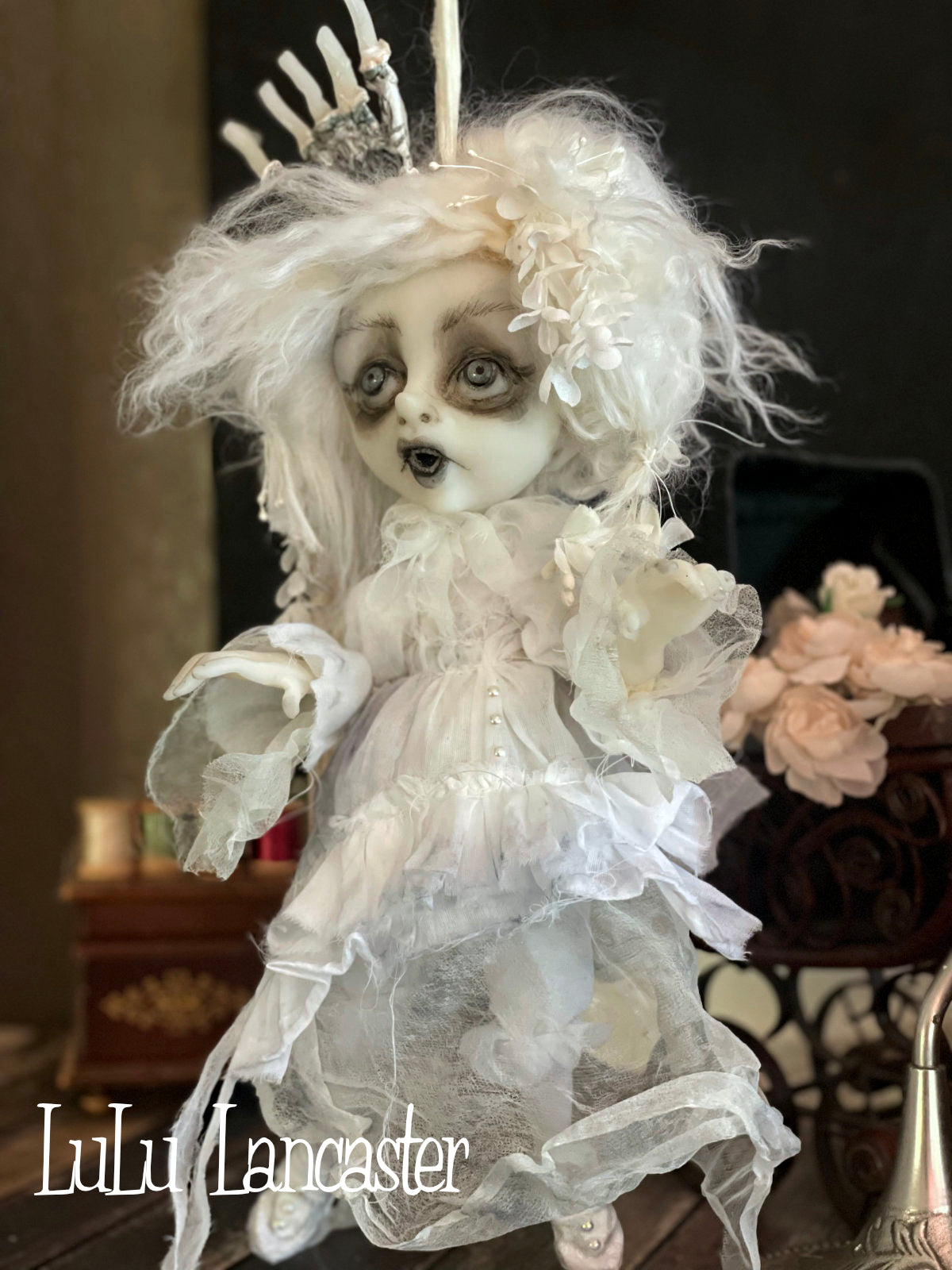 Georgina the Ghost Original LuLu Lancaster Halloween Art Dolls