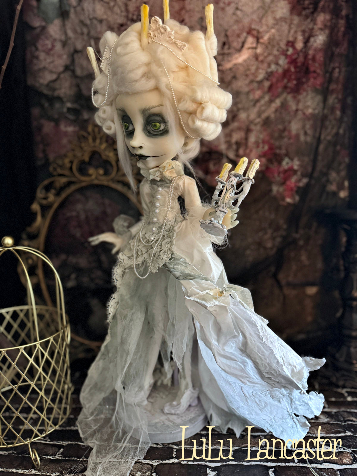 Ghostly Gwendolyn Halloween ~Original LuLu Lancaster Art Doll
