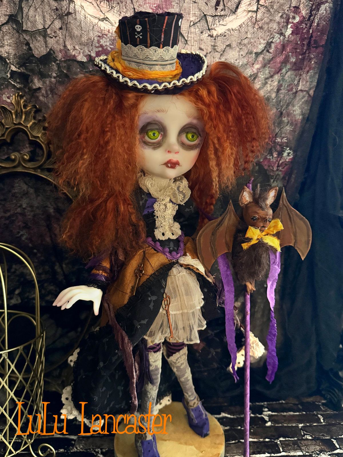Gilly Grave the Vampire Autumn Halloween ~Original LuLu Lancaster Art Doll