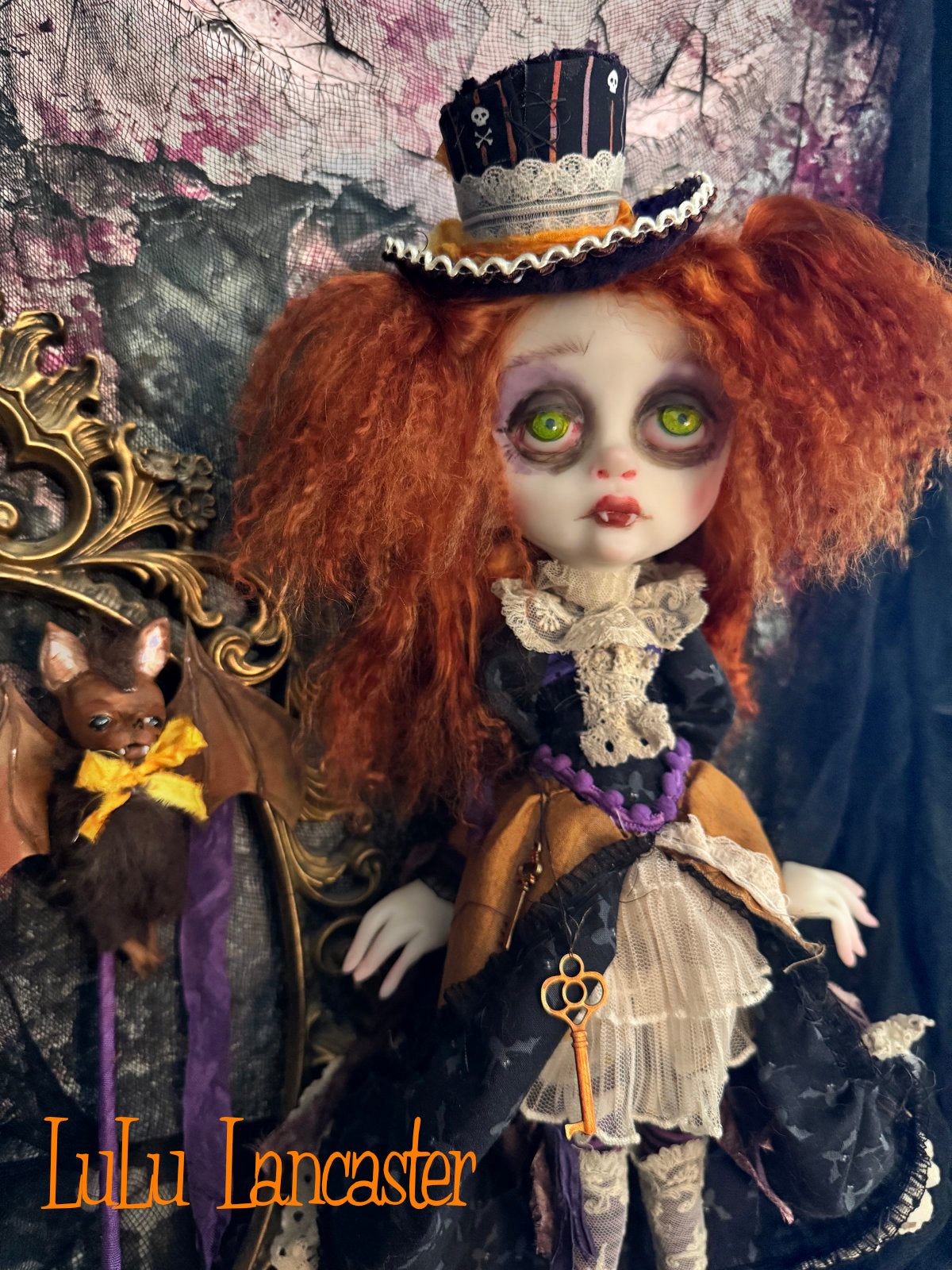 Gilly Grave the Vampire Autumn Halloween ~Original LuLu Lancaster Art Doll