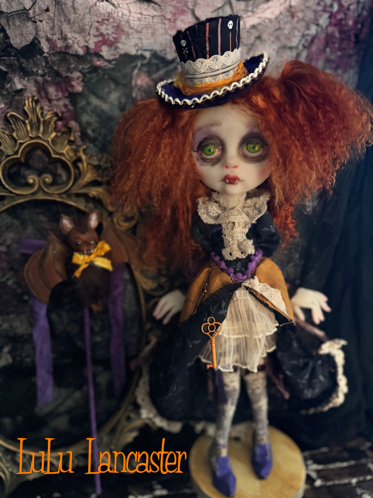 Gilly Grave the Vampire Autumn Halloween ~Original LuLu Lancaster Art Doll