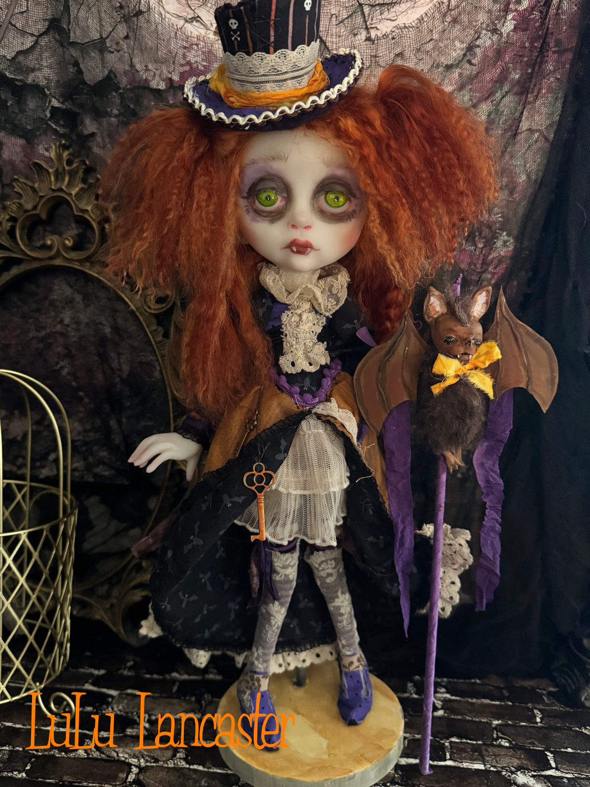 Gilly Grave the Vampire Autumn Halloween ~Original LuLu Lancaster Art Doll