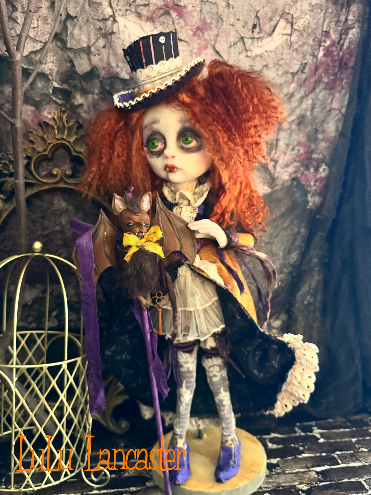 Gilly Grave the Vampire Autumn Halloween ~Original LuLu Lancaster Art Doll