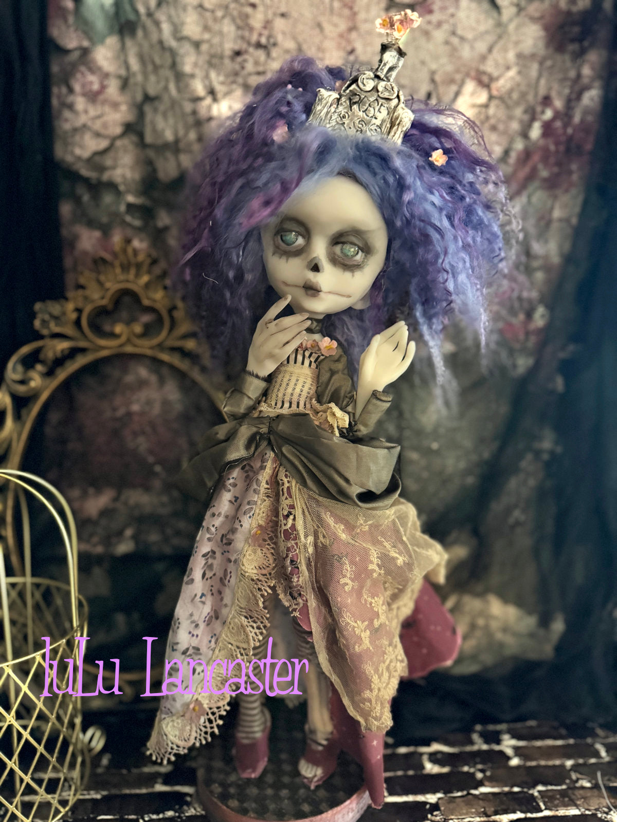 Graveyard Posey the Halloween Corpse~Original LuLu Lancaster Art Doll