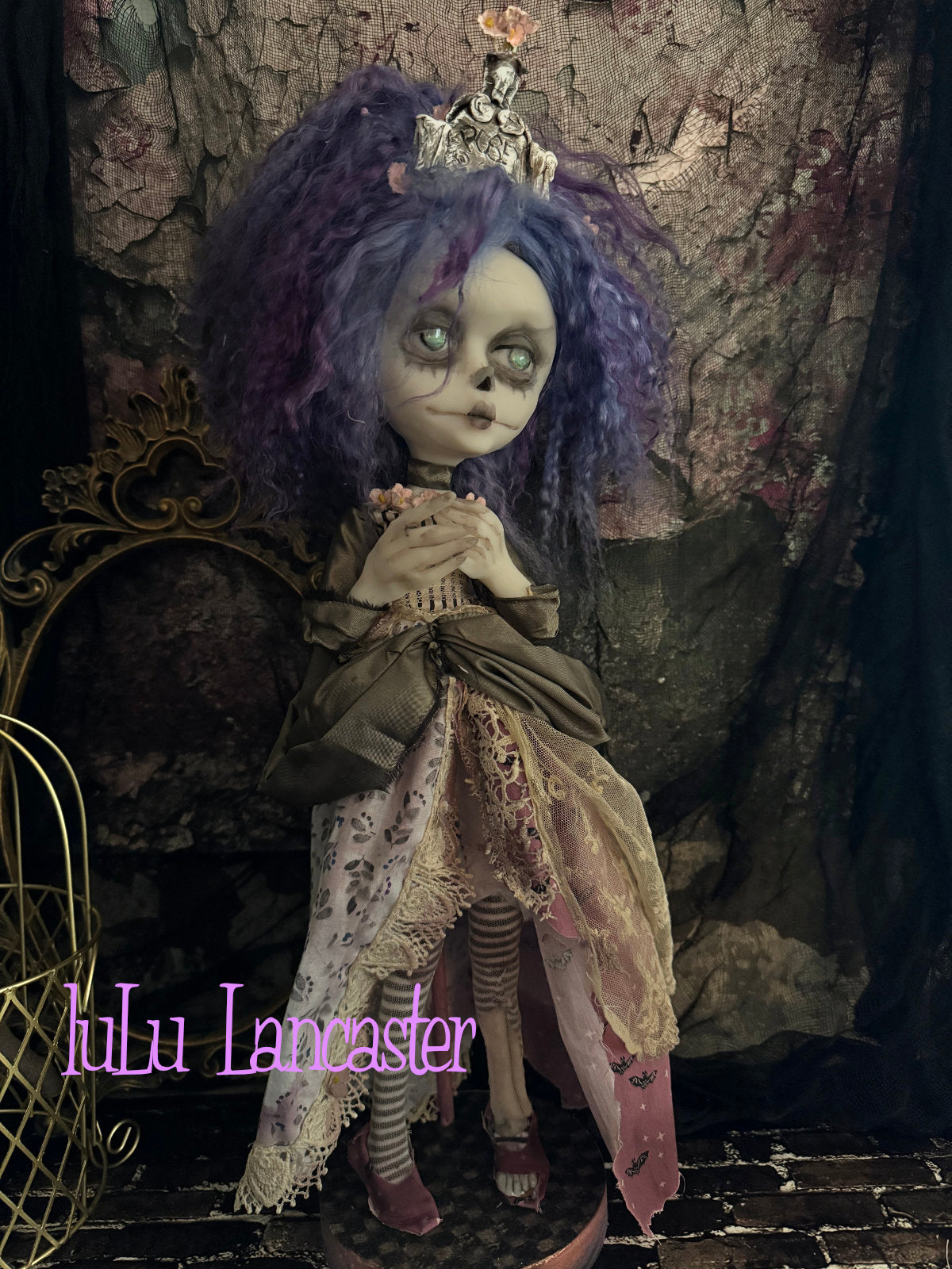 Graveyard Posey the Halloween Corpse~Original LuLu Lancaster Art Doll