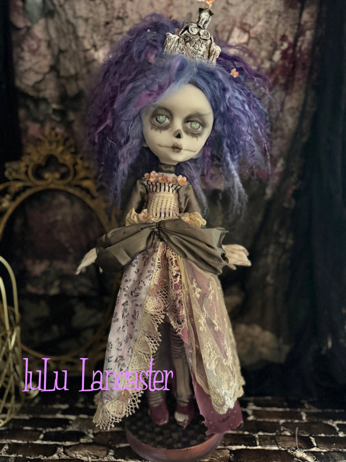 Graveyard Posey the Halloween Corpse~Original LuLu Lancaster Art Doll