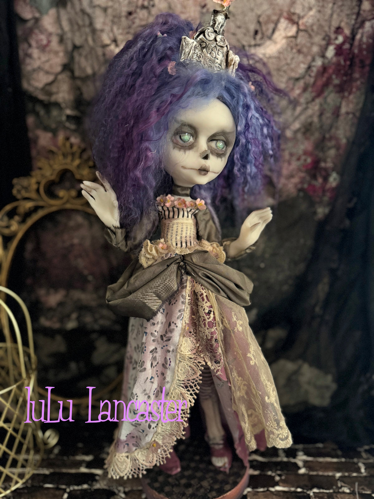 Graveyard Posey the Halloween Corpse~Original LuLu Lancaster Art Doll