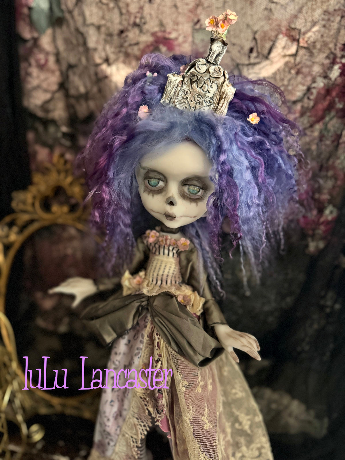 Graveyard Posey the Halloween Corpse~Original LuLu Lancaster Art Doll