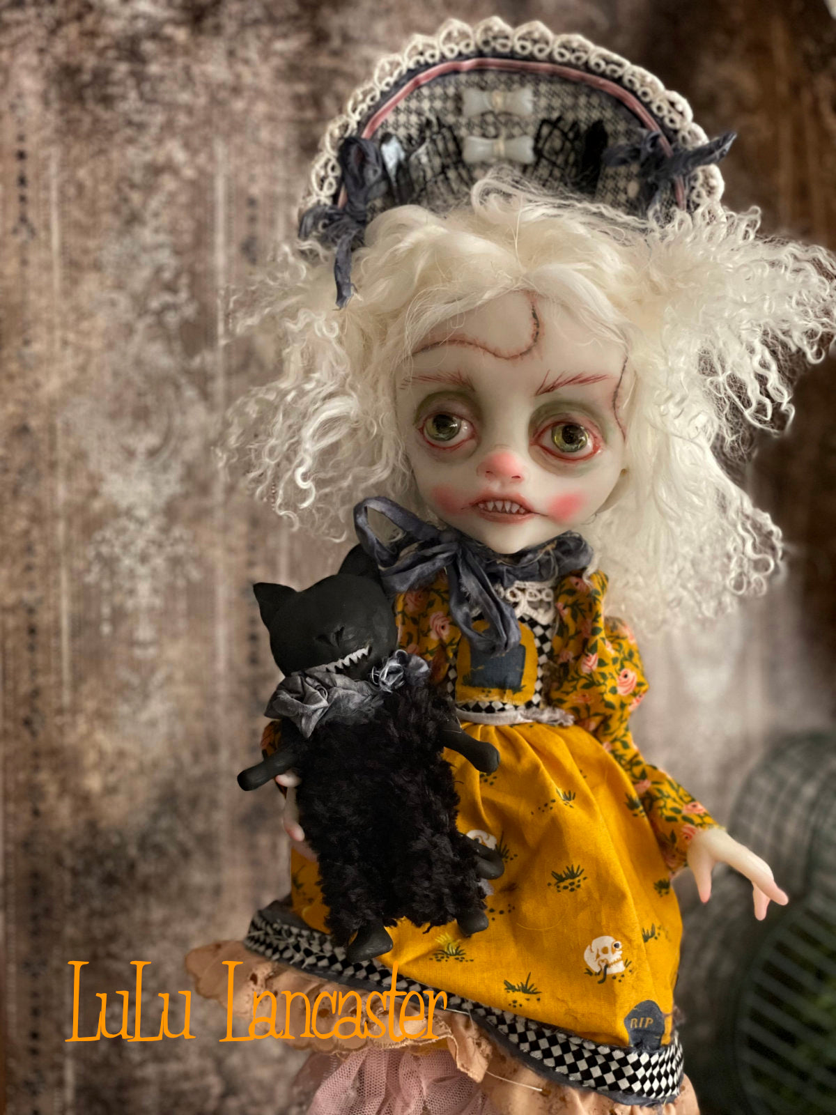 Gretchen Ghoulia Halloween Original LuLu Lancaster Art Doll