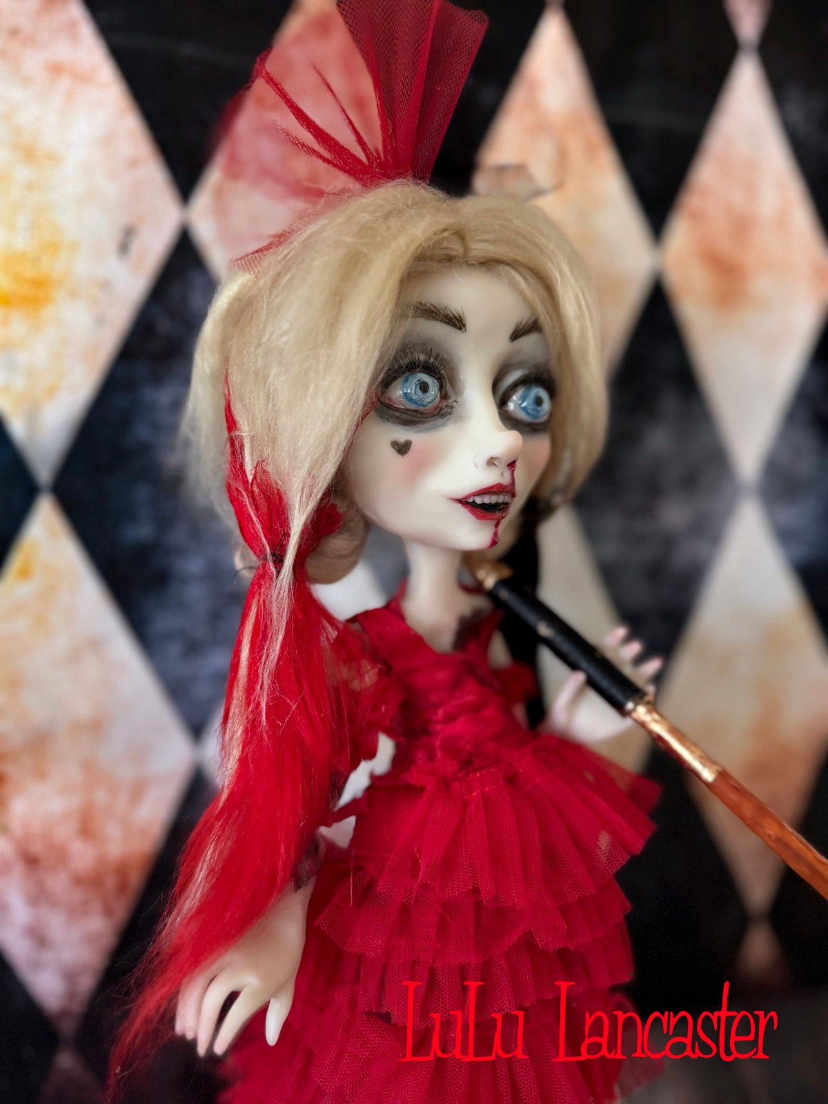 Harley Quinn~ Original LuLu Lancaster Art Doll