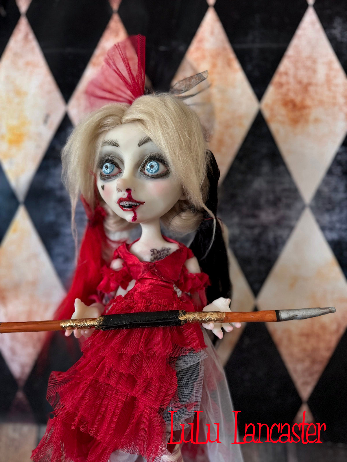 Harley Quinn~ Original LuLu Lancaster Art Doll