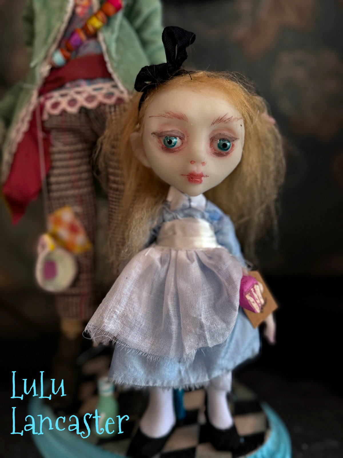 Hatter and Alice Original LuLu Lancaster Art Dolls