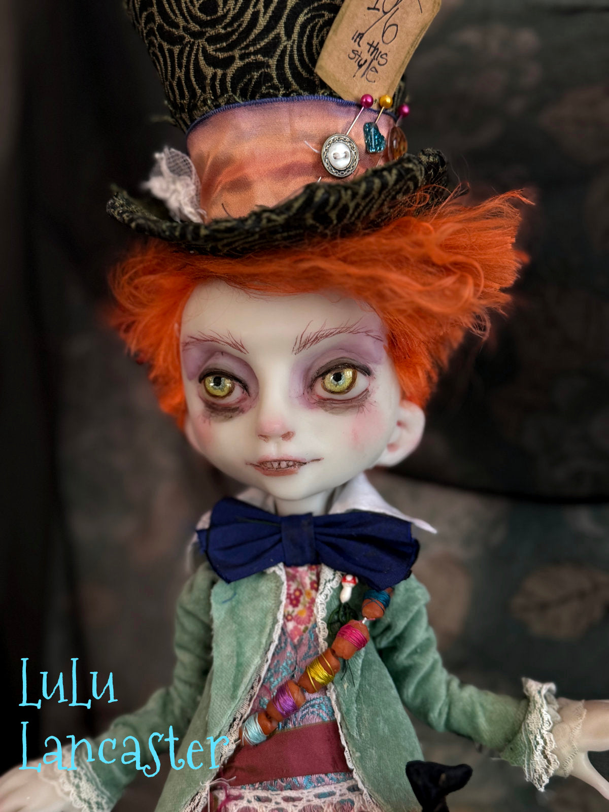 Hatter and Alice Original LuLu Lancaster Art Dolls