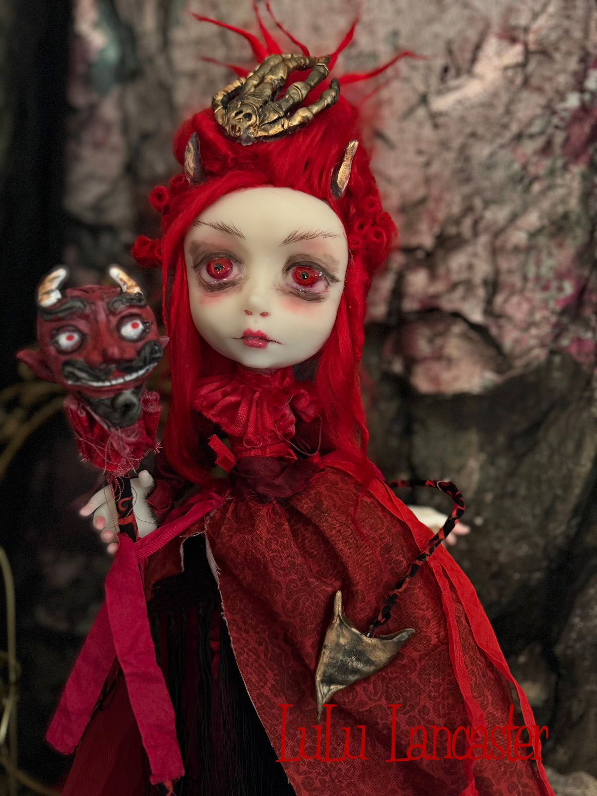Inferna the Devil ~Halloween Goth ~Original LuLu Lancaster Art Doll