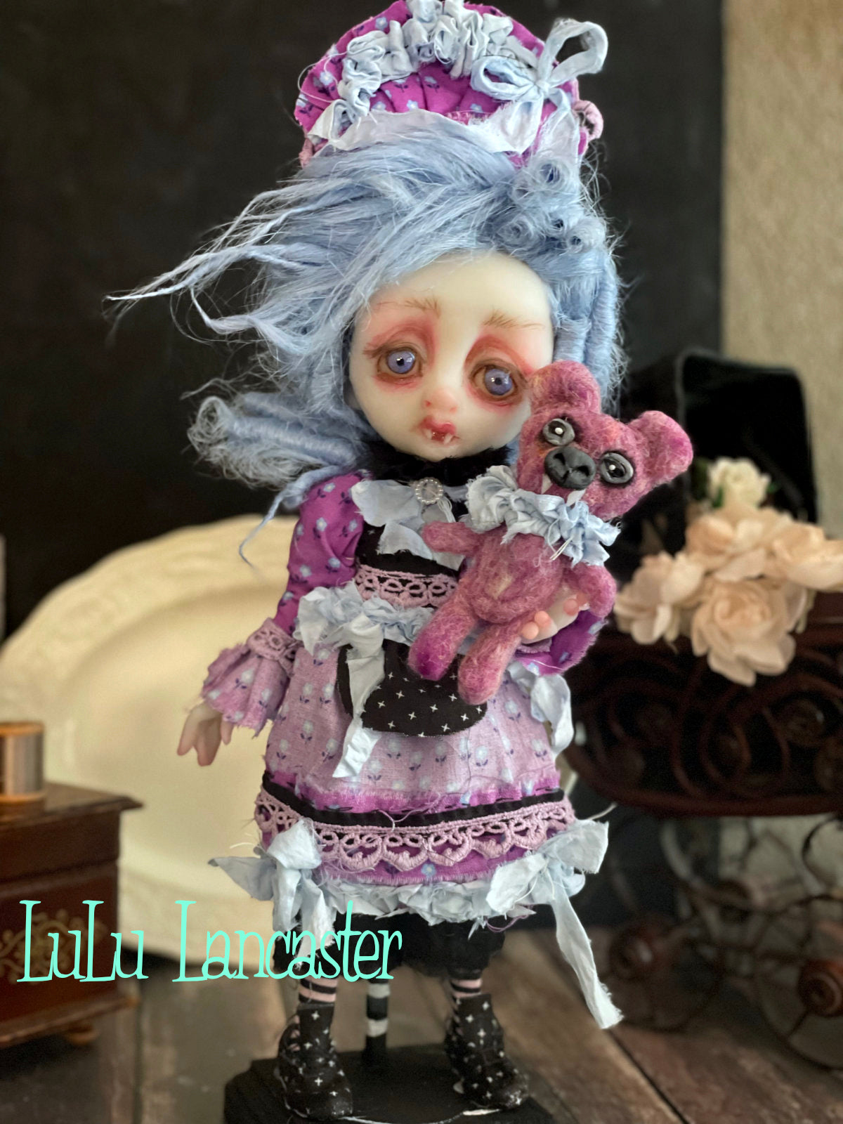 Juliette Vampire Original LuLu Lancaster Halloween Art Dolls