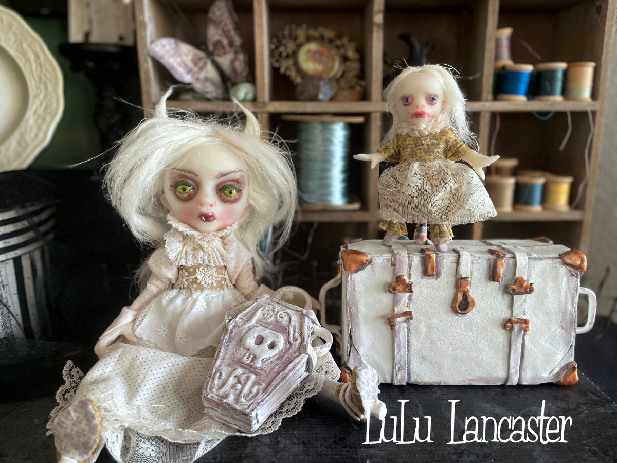 Jupiter and Io the traveling Vampires Original LuLu Lancaster Art Doll