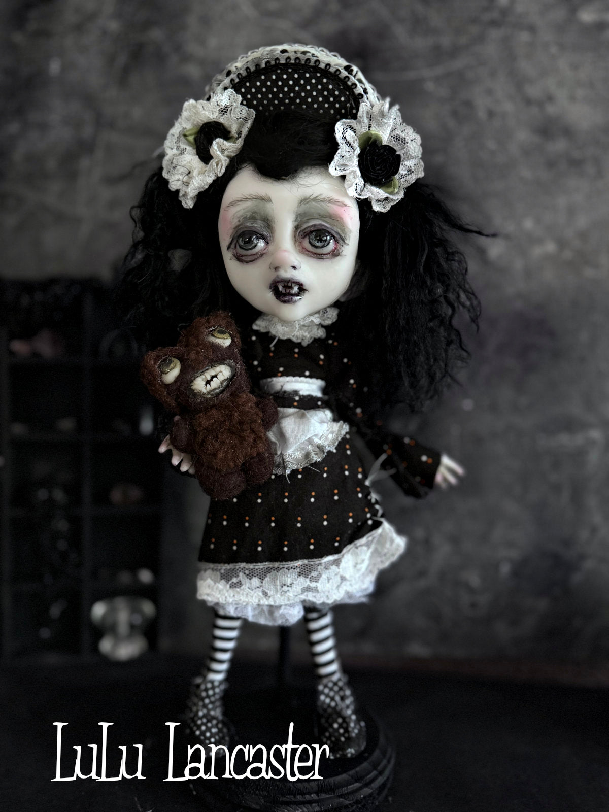 Keely and Killer Vampire Original LuLu Lancaster Art Doll