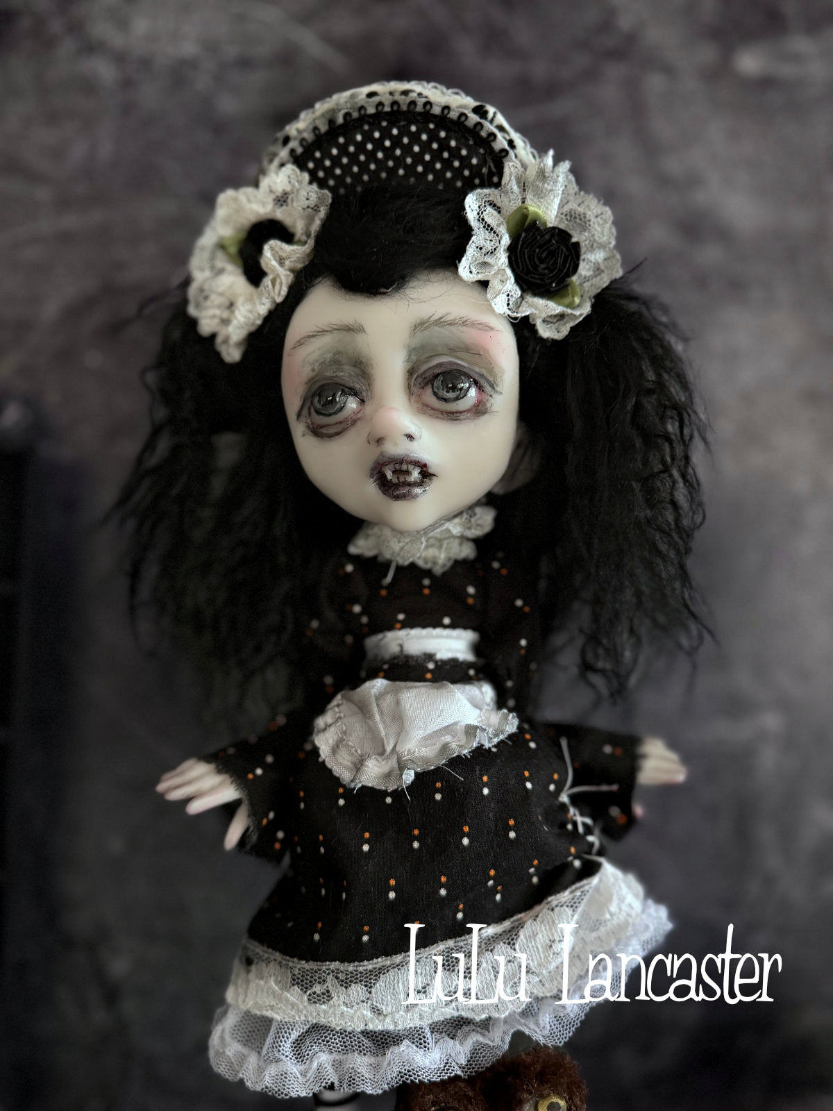 Keely and Killer Vampire Original LuLu Lancaster Art Doll