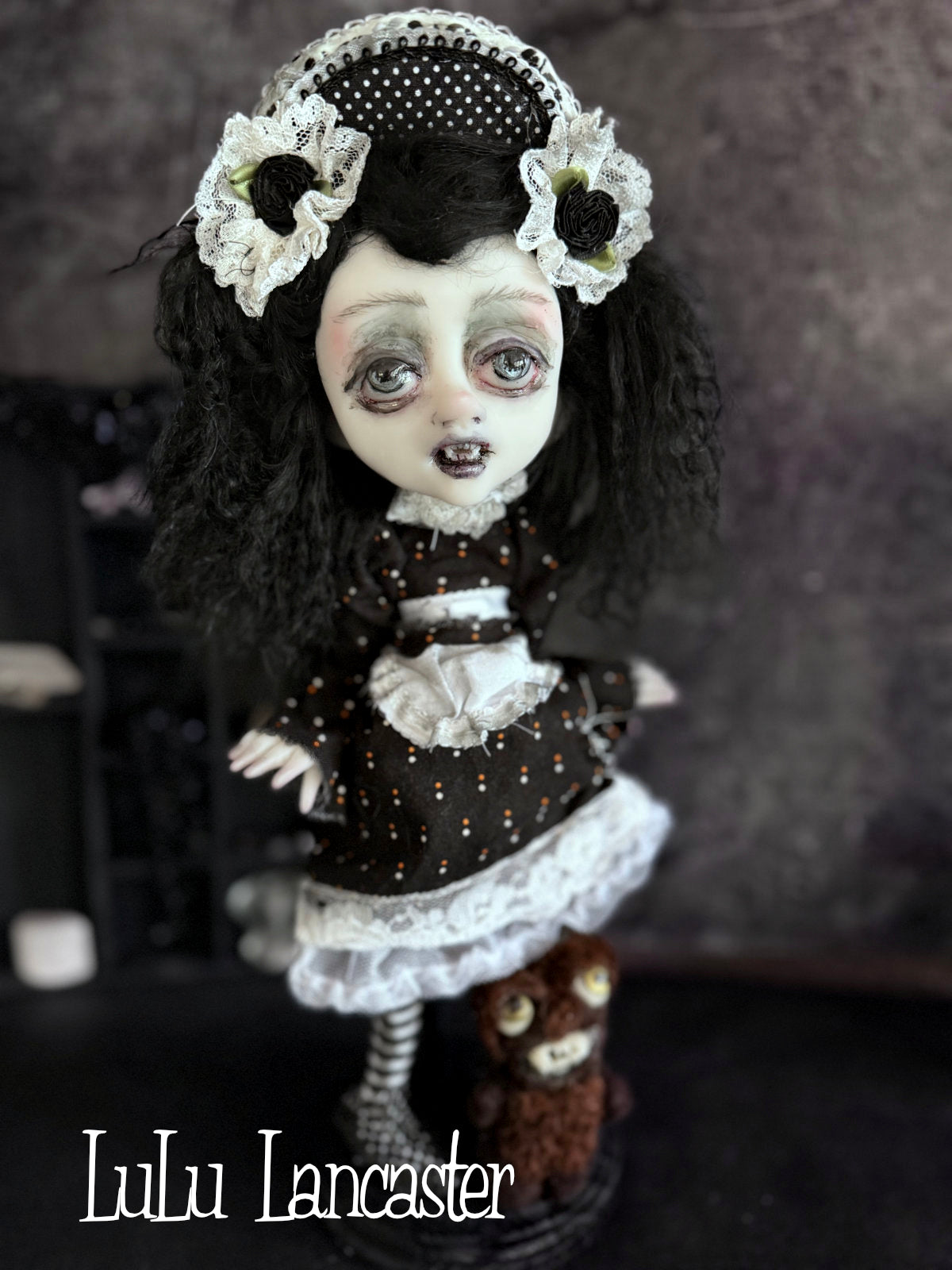 Keely and Killer Vampire Original LuLu Lancaster Art Doll