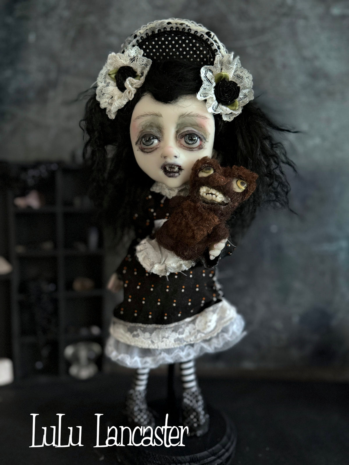 Keely and Killer Vampire Original LuLu Lancaster Art Doll