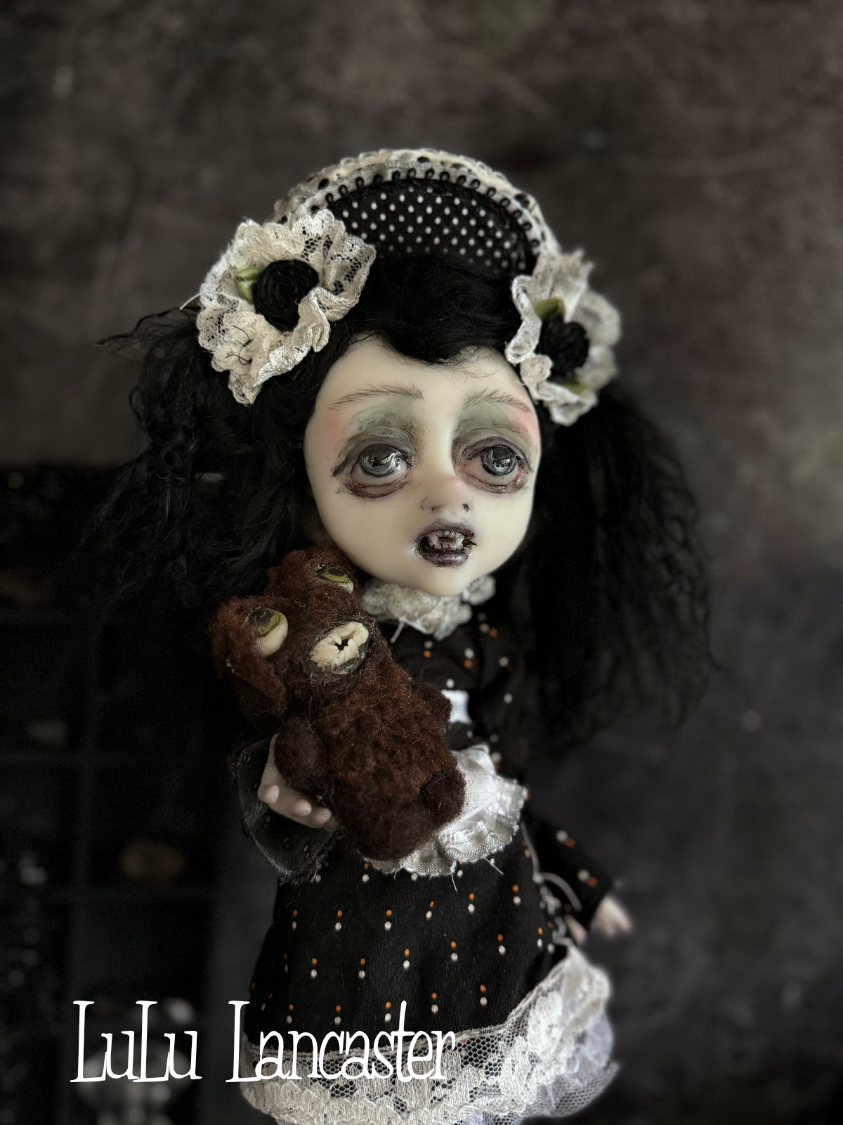 Keely and Killer Vampire Original LuLu Lancaster Art Doll