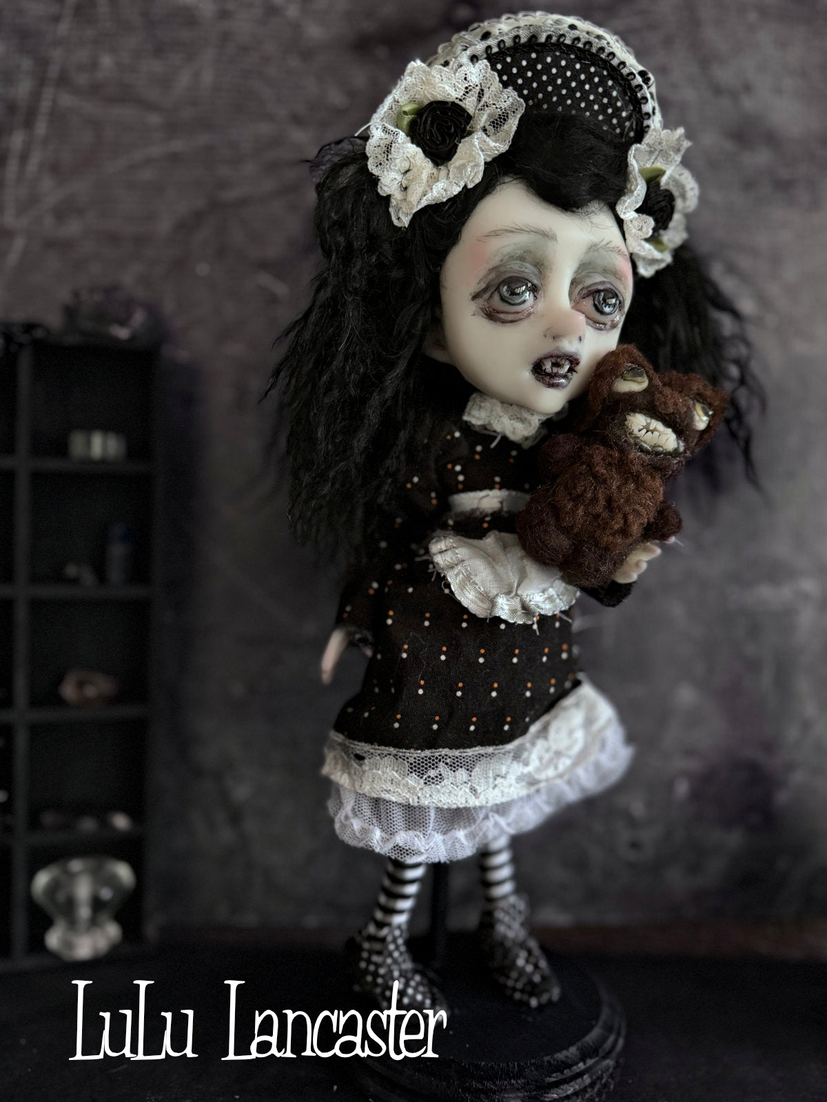 Keely and Killer Vampire Original LuLu Lancaster Art Doll