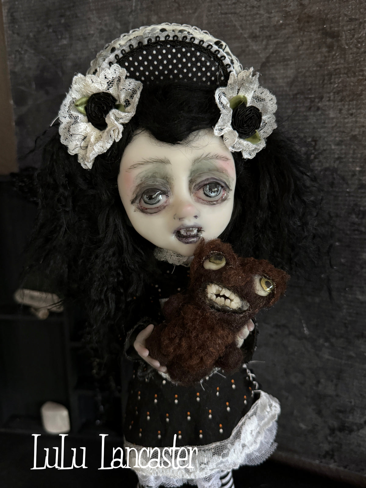 Keely and Killer Vampire Original LuLu Lancaster Art Doll