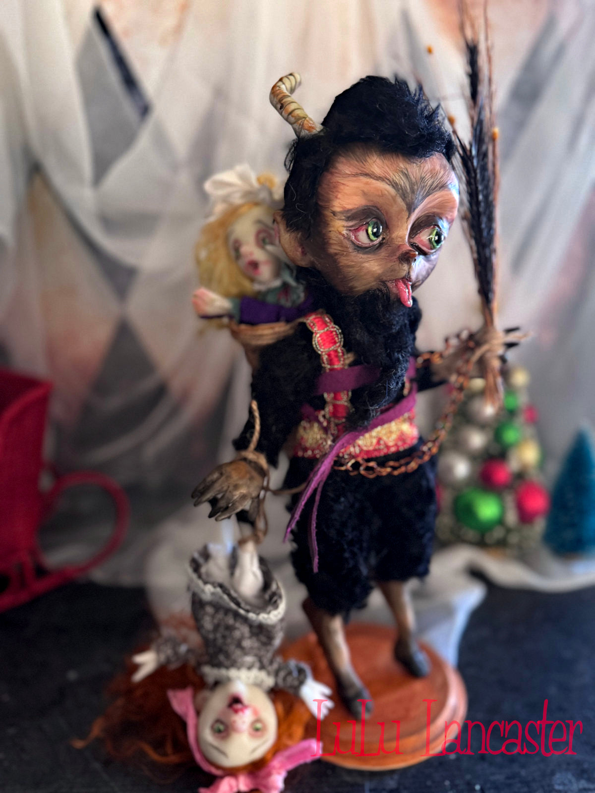 Krampus LuLu's Holiday Original LuLu Lancaster Art Doll