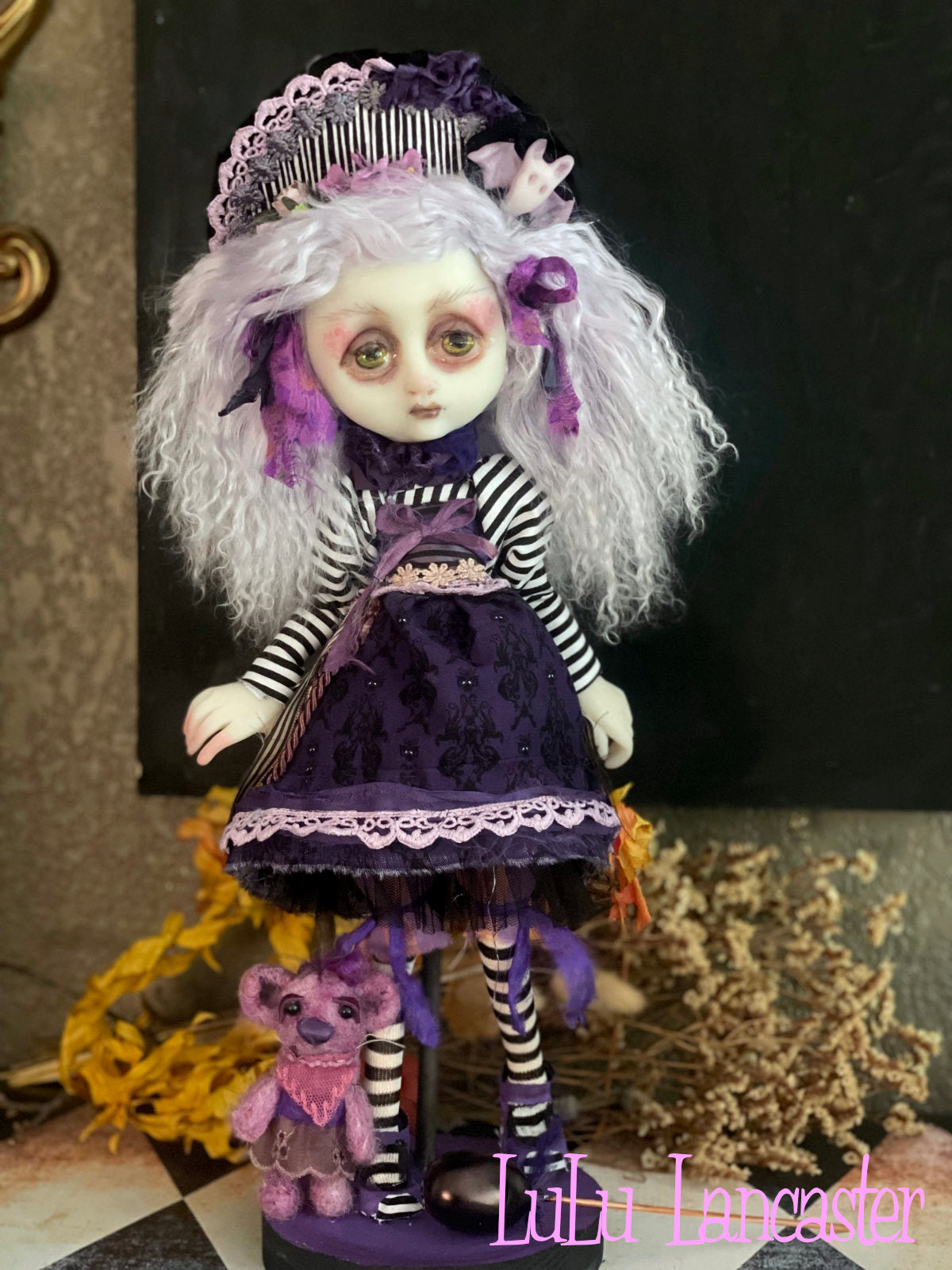 Lorellen Creepy Kid Original LuLu Lancaster Halloween Art Dolls
