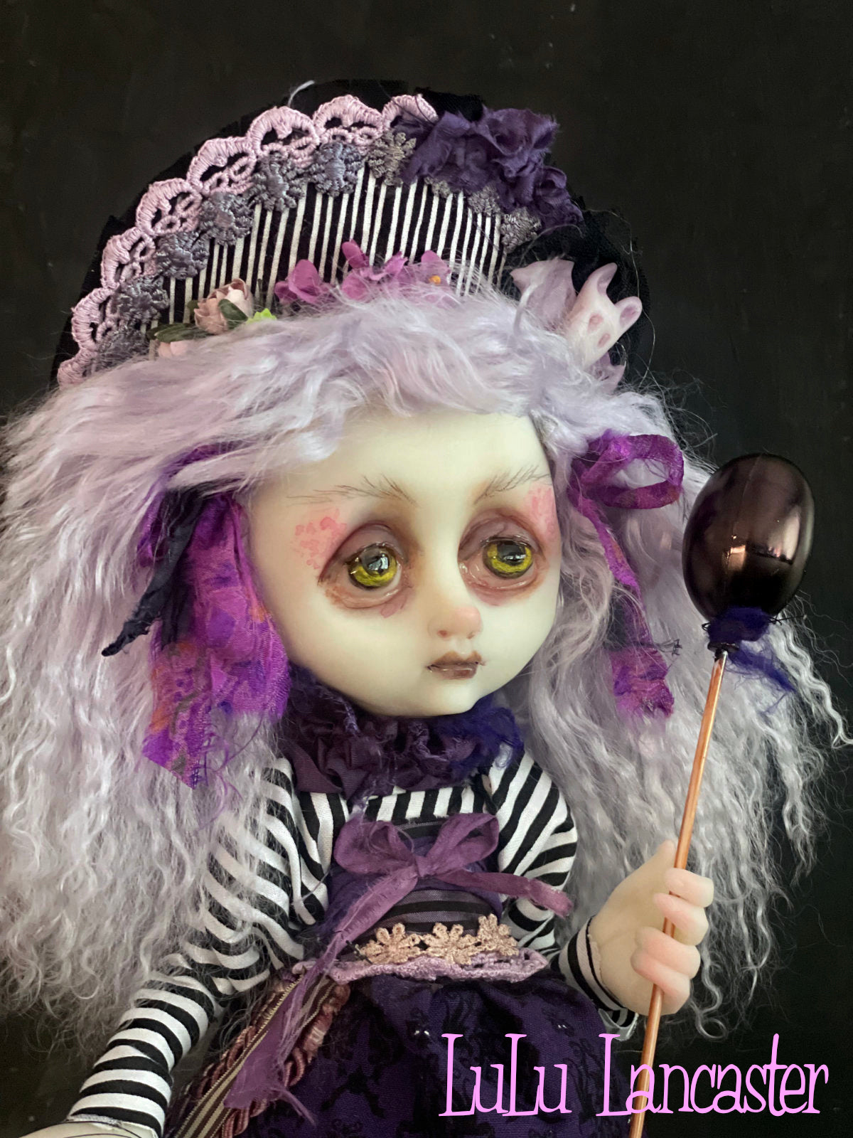 Lorellen Creepy Kid Original LuLu Lancaster Halloween Art Dolls