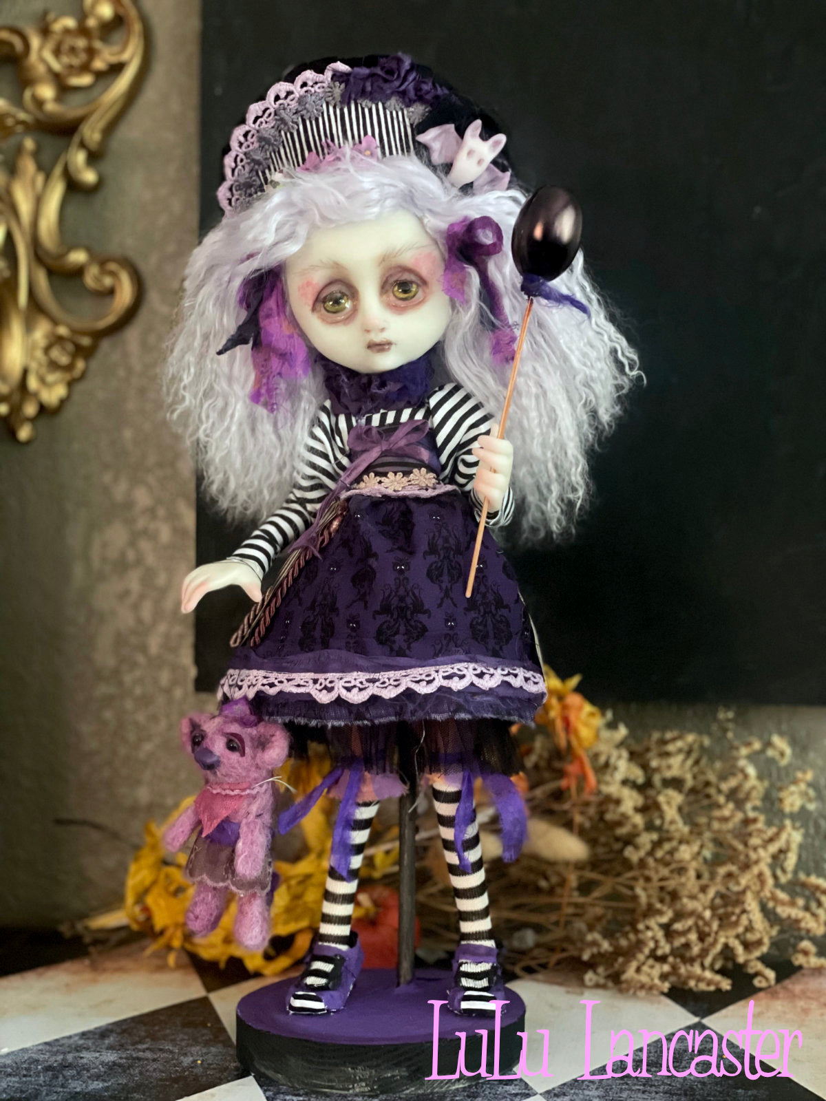 Lorellen Creepy Kid Original LuLu Lancaster Halloween Art Dolls