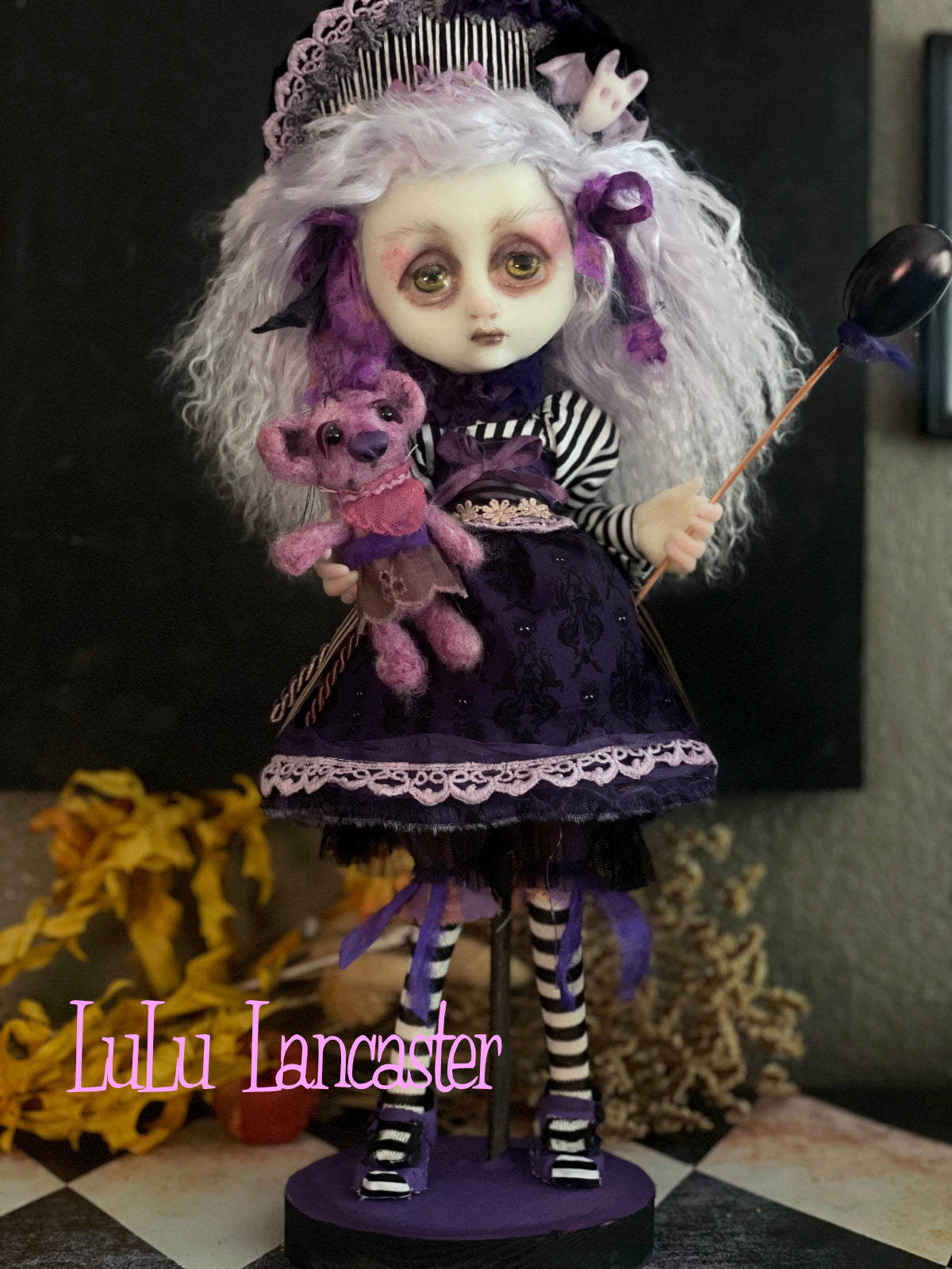 Lorellen Creepy Kid Original LuLu Lancaster Halloween Art Dolls
