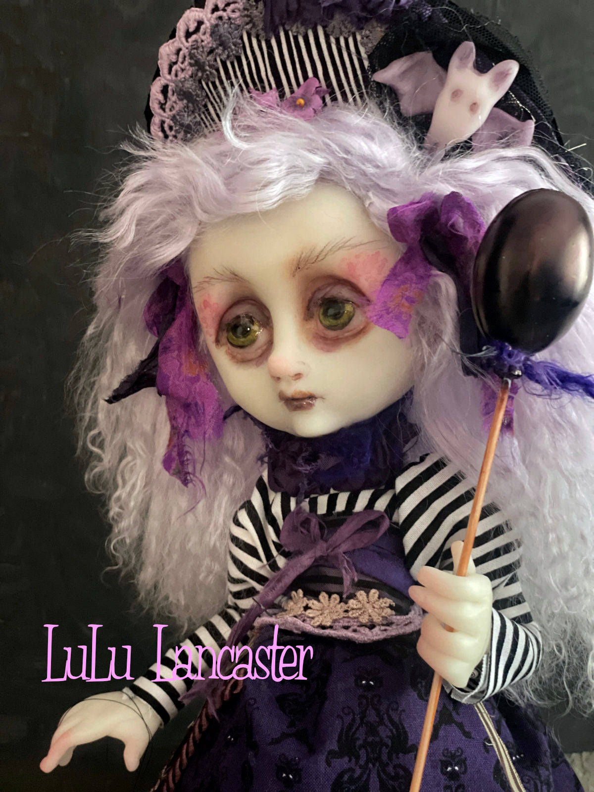 Lorellen Creepy Kid Original LuLu Lancaster Halloween Art Dolls