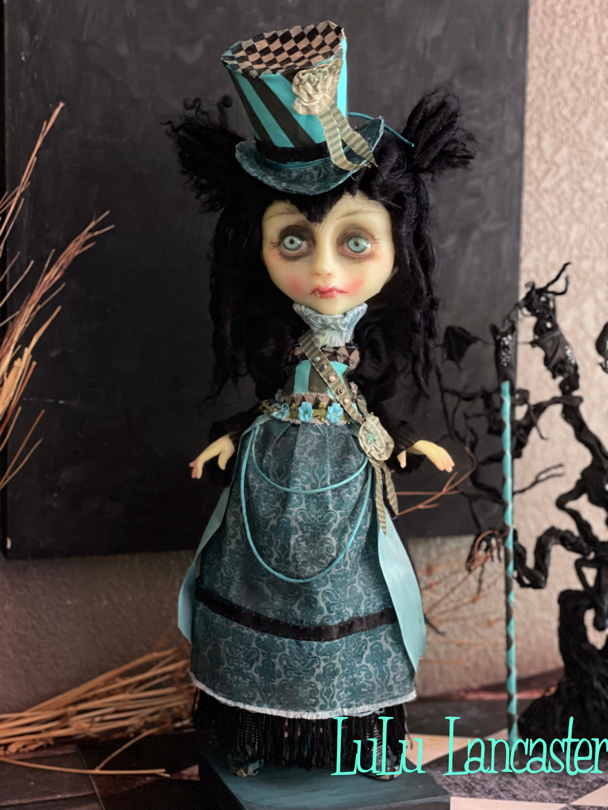 Luella The Victorian Vampire Original LuLu Lancaster Halloween Art Doll