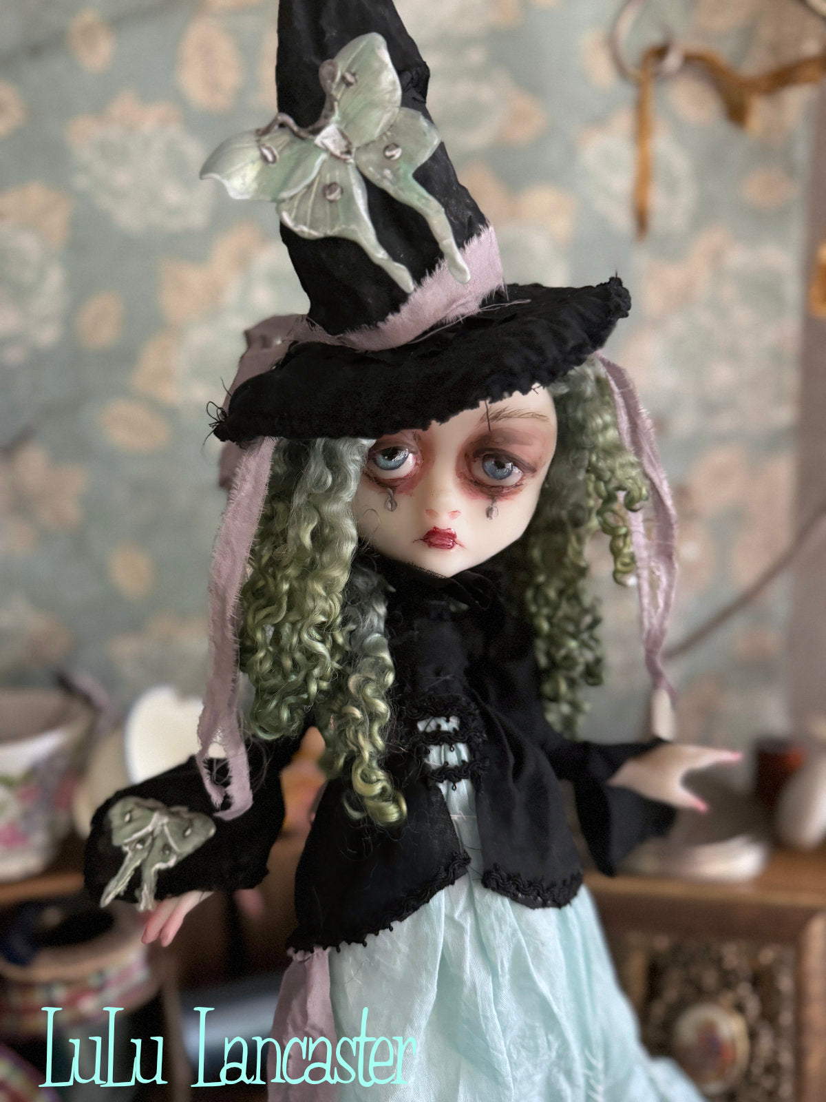 The Luna Moth Witch Original LuLu Lancaster Art Doll