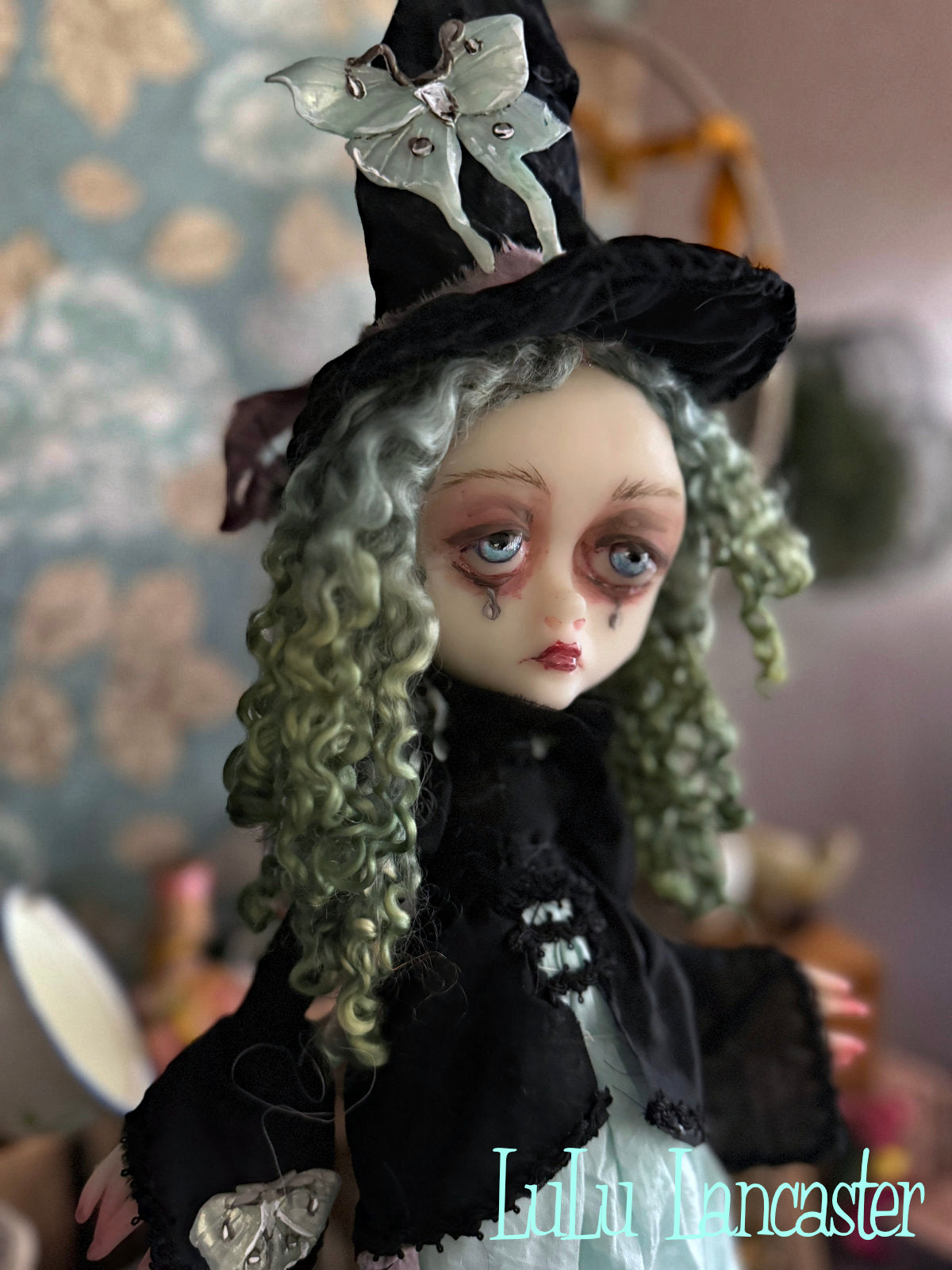 The Luna Moth Witch Original LuLu Lancaster Art Doll