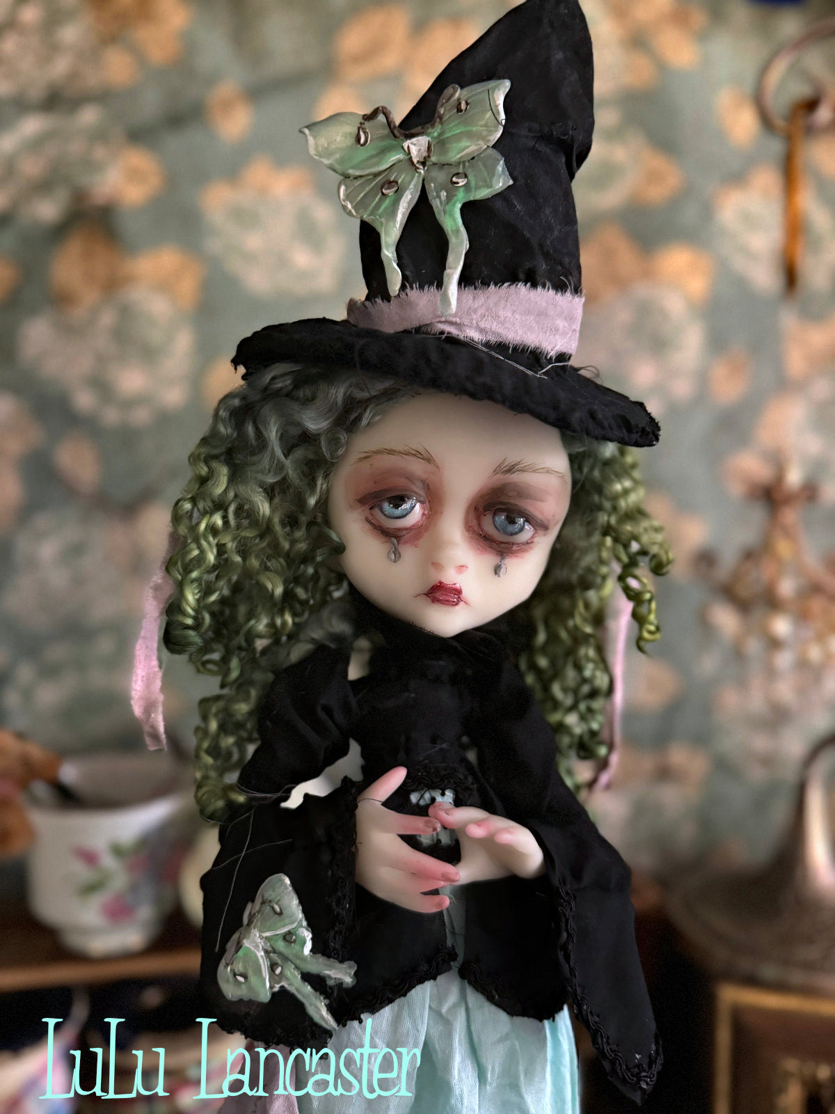 The Luna Moth Witch Original LuLu Lancaster Art Doll