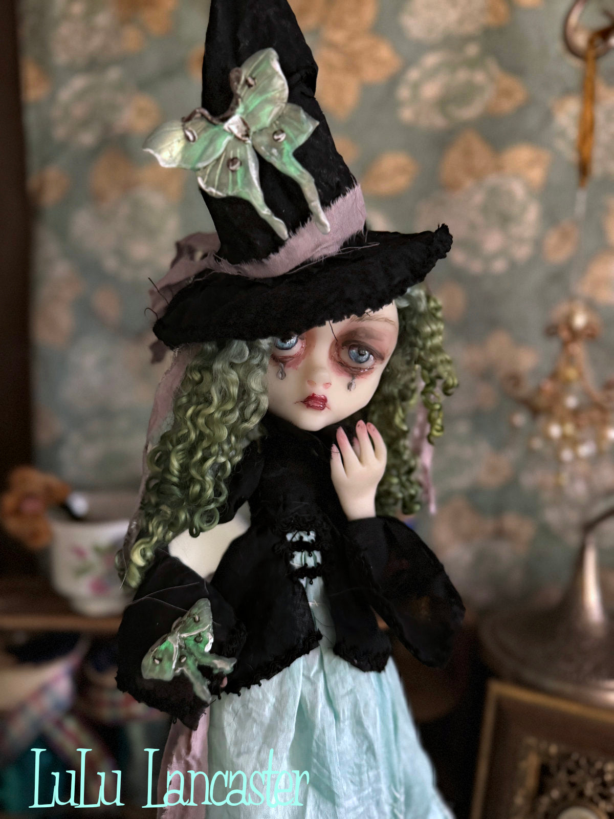 The Luna Moth Witch Original LuLu Lancaster Art Doll